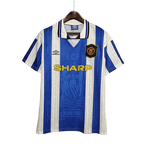 Camisa Manchester United Retrô 1994/1996 Azul e Branca