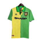 Camisa Manchester United Retrô 1992/1994 Verde e Amarela
