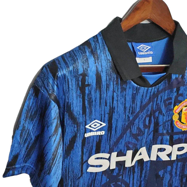 Camisa Manchester United Retrô 1992/1993 Azul