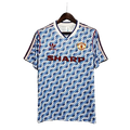 Camisa Manchester United Retrô 1990/1992 Azul e Branca