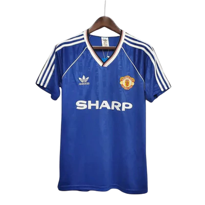Camisa Manchester United Retrô 1988/1990 Azul