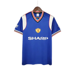 Camisa Manchester United Retrô 1985/1986 Azul