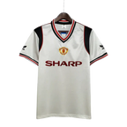 Camisa Manchester United Retrô 1985 Branca