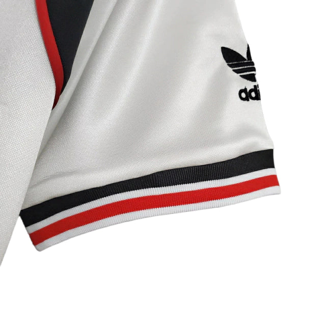 Camisa Manchester United Retrô 1985 Branca