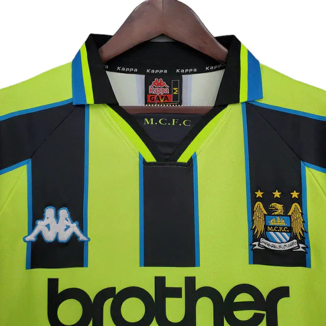 Camisa Manchester City Retrô 1997/1998 Azul