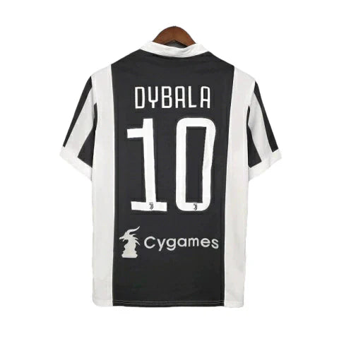 Camisa Juventus Retrô 2017/2018 Preta e Branca