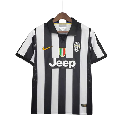 Camisa Juventus Retrô 2014/2015 Preta e Branca