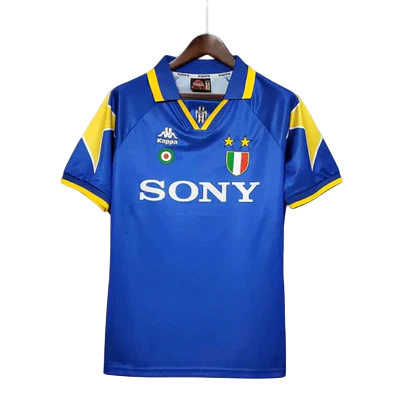 Camisa Juventus Retrô 1995/1997 Azul e Amarela