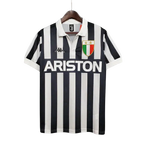 Camisa Juventus Retrô 1984/1985 Preta e Branca