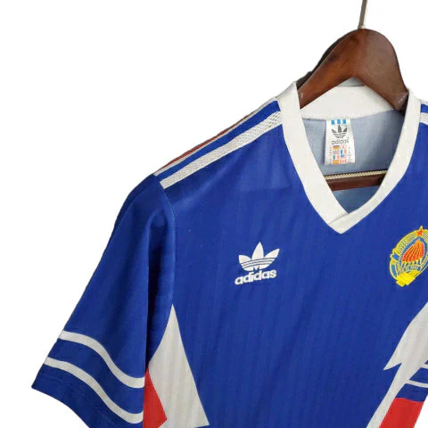 Camisa Iugoslávia Retrô 1990 Azul