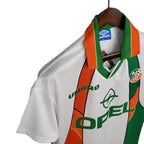 Camisa Irlanda Retrô 1994/1996 Branca, Laranja e Verde