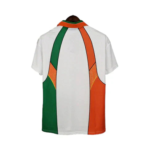 Camisa Irlanda Retrô 1994/1996 Branca, Laranja e Verde