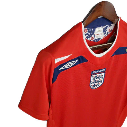Camisa Inglaterra Retrô 2008/2009 Vermelha