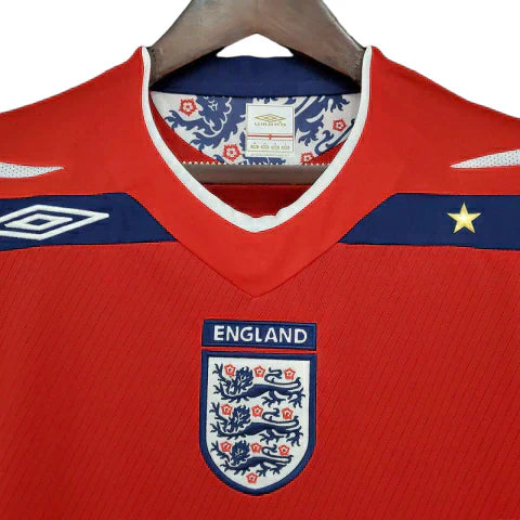 Camisa Inglaterra Retrô 2008/2009 Vermelha