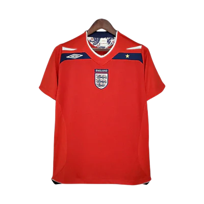 Camisa Inglaterra Retrô 2008/2009 Vermelha