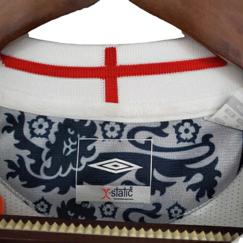 Camisa Inglaterra Retrô 2006 Branca