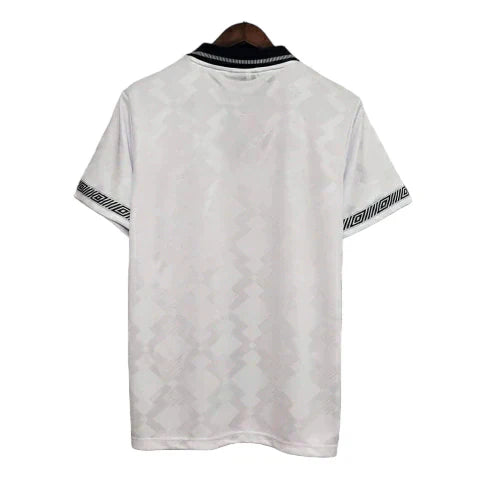 Camisa Inglaterra Retrô 1990 Branca
