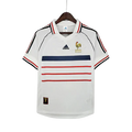Camisa Retrô França II Away 1998/99 Masculino Branco