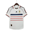 Camisa Retrô França II Away 1998/99 Masculino Branco