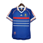 Camisa Retrô França I Home 1998/99 Masculino Azul