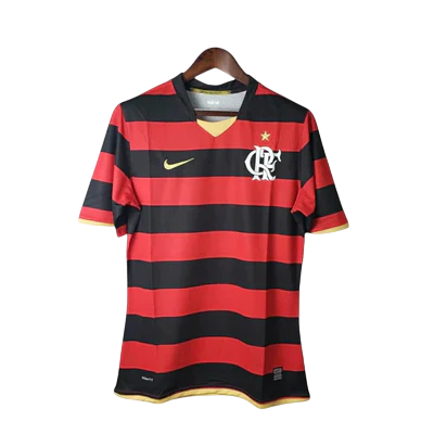 Camisa Retrô Flamengo I Home 2009/10 Vermelho e Preto