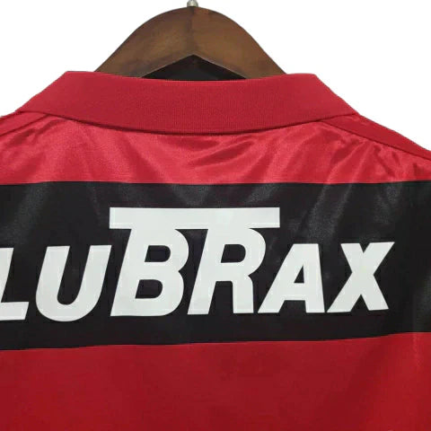 Camisa Retrô Flamengo I Home 1990/91 Masculino Vermelho e Preto