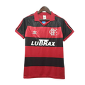 Camisa Retrô Flamengo I Home 1990/91 Masculino Vermelho e Preto