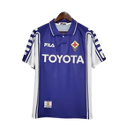 Camisa Retrô Fiorentina Fila 1999/2000 Masculino Roxa e Branca
