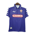 Camisa Retrô Fiorentina I Home Fila 1998/99 Masculino Roxo