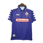 Camisa Retrô Fiorentina I Home Fila 1998/99 Masculino Roxo