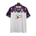 Camisa Fiorentina Retrô 1992/1993 Branca e Roxa - Lotto