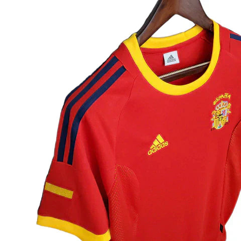 Camisa Espanha Retrô 2002 Vermelha