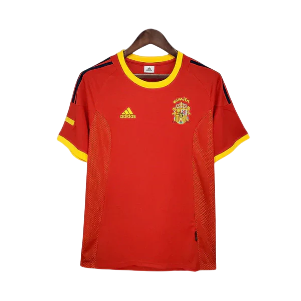 Camisa Espanha Retrô 2002 Vermelha
