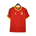 Camisa Espanha Retrô 2002 Vermelha