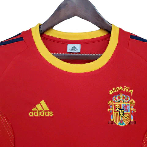 Camisa Espanha Retrô 2002 Vermelha