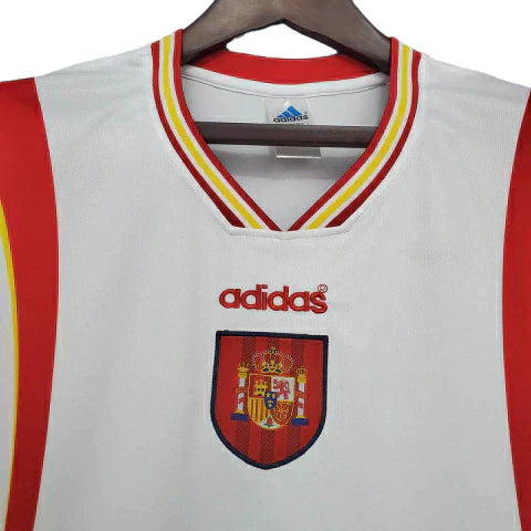 Camisa Espanha Retrô 1996 Branca