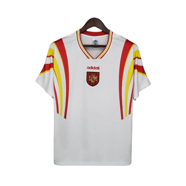Camisa Espanha Retrô 1996 Branca