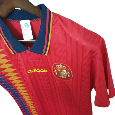 Camisa Espanha Retrô 1994 Vermelha