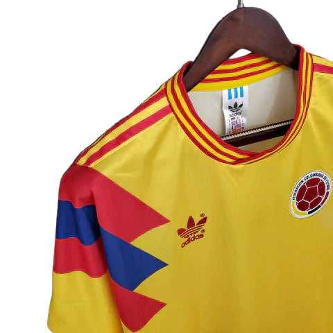 Camisa Colômbia Retrô 1990 Amarela