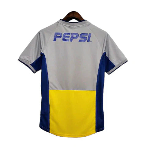Camisa Boca Juniors Retrô 2002 Cinza
