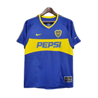 Camisa Boca Juniors Retrô 03/04 - Azul e Amarela