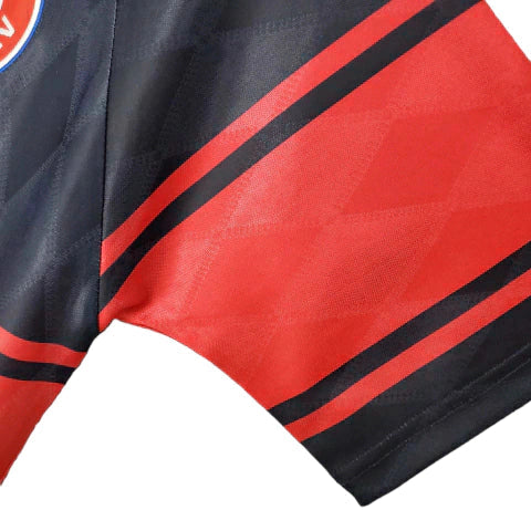 Camisa Bayern Retrô 1997/1999 Preta e Vermelha