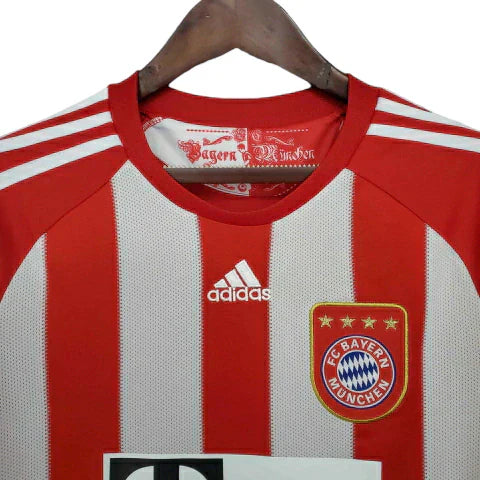 Camisa Bayern de Munique Retrô 2010/2011 Vermelha e Branca