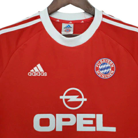 Camisa Bayern de Munique Retrô 2000/2001 Vermelha