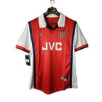 Camisa Arsenal Retrô 1998 Vermelha e Branca