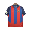 Camisa Barcelona Retrô 2003/2004 Azul e Grená
