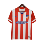 Camisa Atlético de Madrid Retrô 2013/2014 Branca e Vermelha
