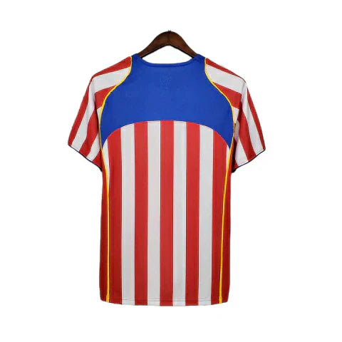 Camisa Atlético de Madrid Retrô 2004/2005 Vermelha e Branca