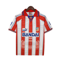 Camisa Atlético de Madrid Retrô 1996/1997 Branca e Vermelha