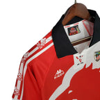 Camisa Athletic Bilbao Retrô 1997/1998 Vermelha e Branca